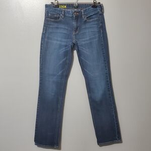 J. Crew Matchstick Stretch Dark Blue Denim Jeans Women's Size 28